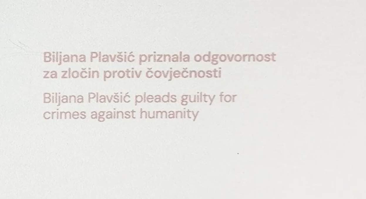 Screenshot 2026-03-10 161925.jpg -&nbsp; Ratni zločinac Biljana Plav&scaron;ić predstavljena na izložbi &bdquo;Na&scaron;a žena&ldquo; u Tuzli